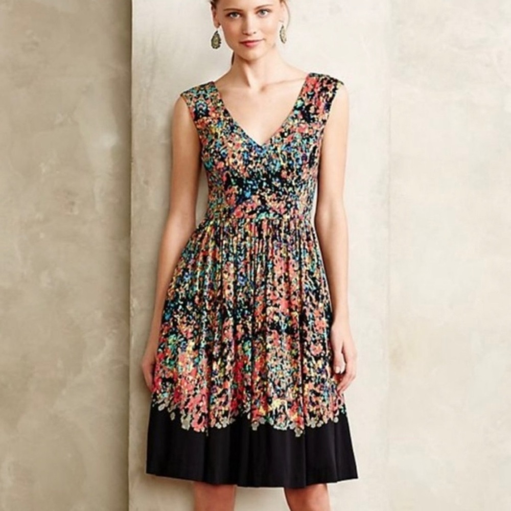 Tracy Reese -- Dolce Vita Confetti Floral Dress Sz 6
